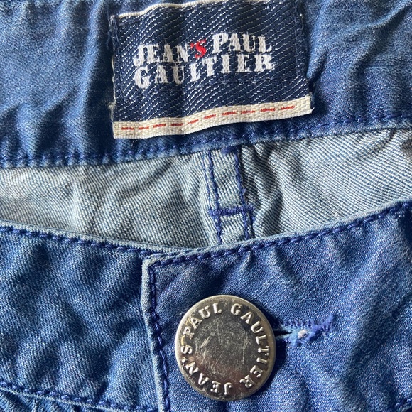 JEAN PAUL GAUTHIER light flare leg jeans -vintage y2k - Picture 4 of 6